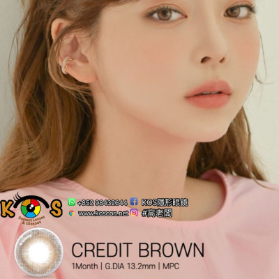 Lensrang Credit Monthly Brown 렌즈랑 크레딧 브라운 Lensrang Credit Monthly Brown 렌즈랑 크레딧 브라운